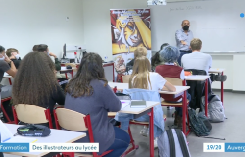 Formation des illustrateurs au lycée (France 3)