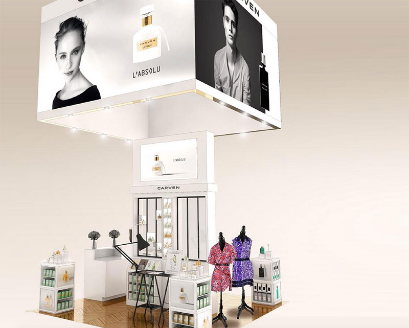 Podium Galeries Lafayette 3D