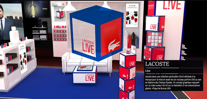 Magasin Lacoste Live