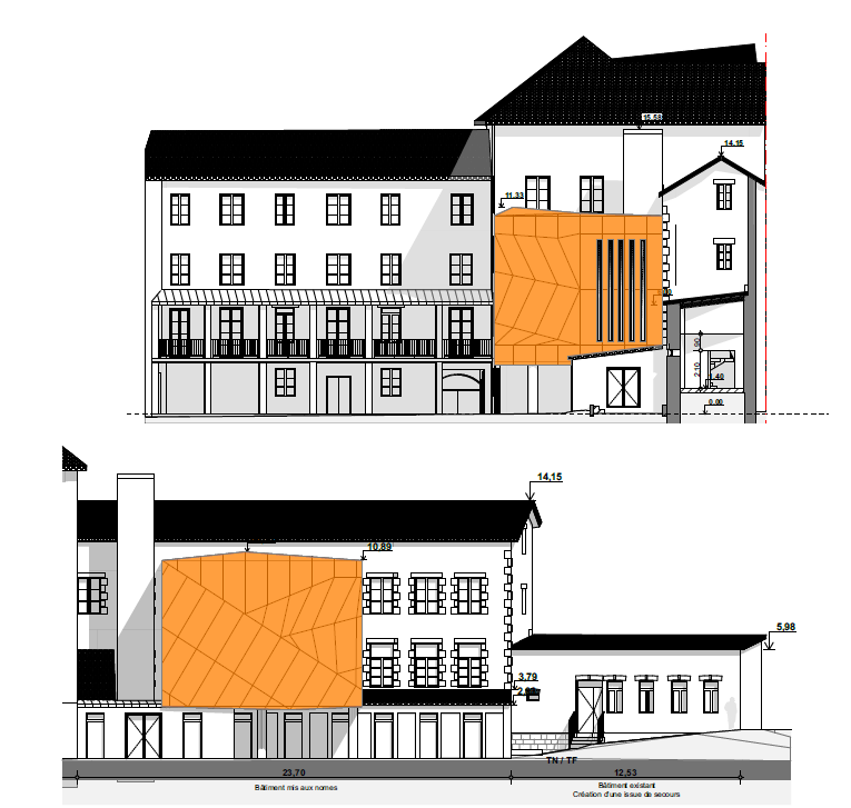 Plan Lycée Saint Géraud Aurillac