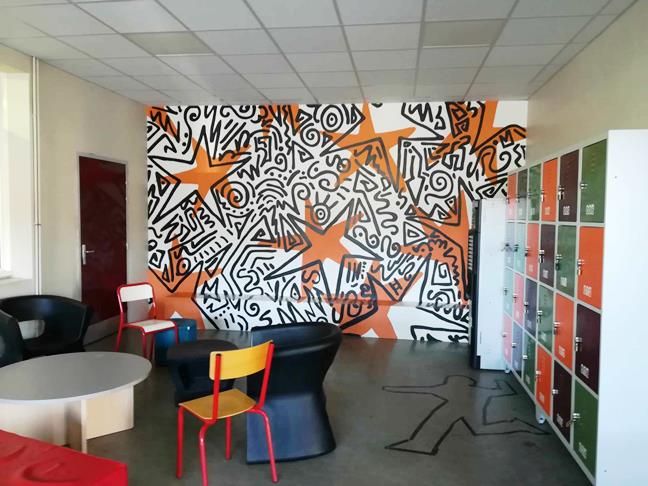 Fresque du foyer